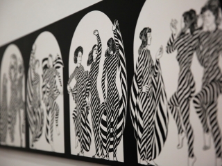 Cyránski Mária és ifj. Koffán Károly kiállítása a Kortárs Művészeti Intézetben - fotó: 