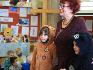 Mackónapi kavalkád a Szabó Magda iskolában - fotó: 