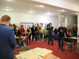 Várostörténeti kiállítás a József Attila Könyvtárban - fotó: 