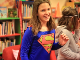 Cimbora-farsang a gyermekkönyvtárban - fotó: 