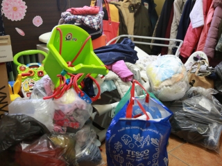 Gyűjtőakciók a háború kárvallottjainak - fotó: 