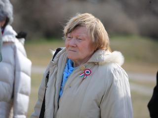 Ünnepség a forradalmi emlékműnél (2022) - fotó: 