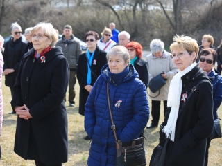 Ünnepség a forradalmi emlékműnél (2022) - fotó: 