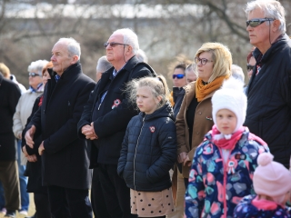 Ünnepség a forradalmi emlékműnél (2022) - fotó: 