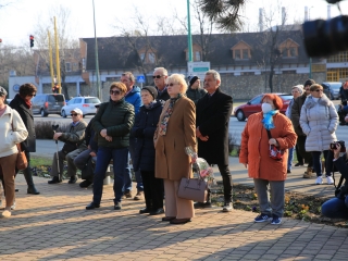 Borovszky Ambrus emlékművének avatása a Martinász szobornál - fotó: 