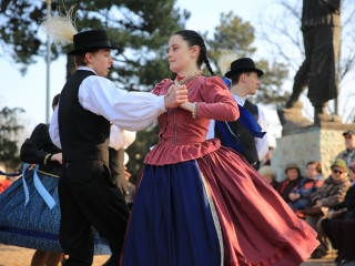 Borovszky Ambrus emlékművének avatása a Martinász szobornál - fotó: 