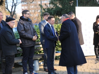 Borovszky Ambrus emlékművének avatása a Martinász szobornál - fotó: 