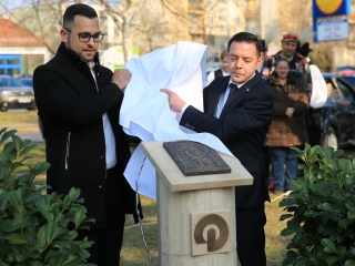 Borovszky Ambrus emlékművének avatása a Martinász szobornál - fotó: 