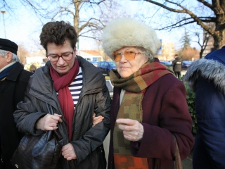 Borovszky Ambrus emlékművének avatása a Martinász szobornál - fotó: 