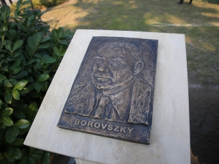 Borovszky Ambrus emlékművének avatása a Martinász szobornál - fotó: 