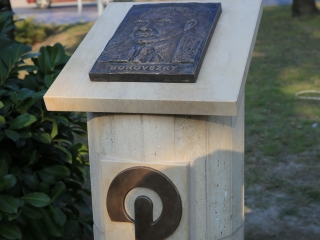 Borovszky Ambrus emlékművének avatása a Martinász szobornál - fotó: 