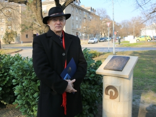 Borovszky Ambrus emlékművének avatása a Martinász szobornál - fotó: 