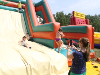 Dózsa iskolások a Szalki szigeten - fotó: Ónodi Zoltán