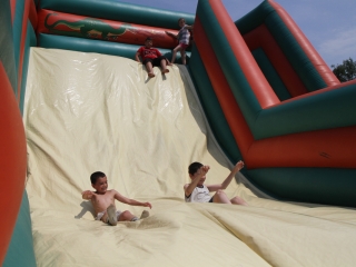 Dózsa iskolások a Szalki szigeten - fotó: Ónodi Zoltán