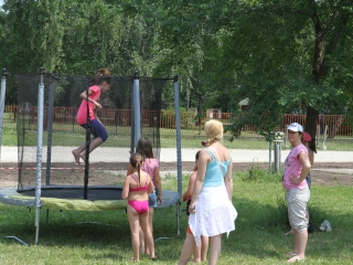 Dózsa iskolások a Szalki szigeten - fotó: Ónodi Zoltán