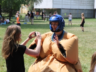 Dózsa iskolások a Szalki szigeten - fotó: Ónodi Zoltán