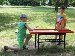 Dózsa iskolások a Szalki szigeten - fotó: Ónodi Zoltán