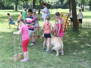 Dózsa iskolások a Szalki szigeten - fotó: Ónodi Zoltán