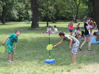 Dózsa iskolások a Szalki szigeten - fotó: Ónodi Zoltán