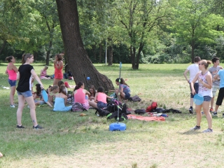 Dózsa iskolások a Szalki szigeten - fotó: Ónodi Zoltán