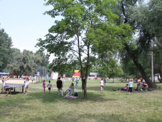 Dózsa iskolások a Szalki szigeten - fotó: Ónodi Zoltán