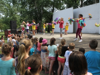 Dózsa iskolások a Szalki szigeten - fotó: Ónodi Zoltán