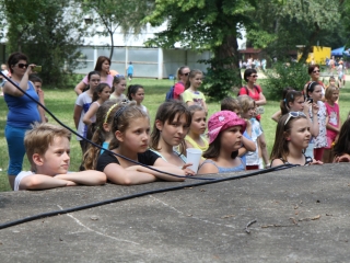 Dózsa iskolások a Szalki szigeten - fotó: Ónodi Zoltán