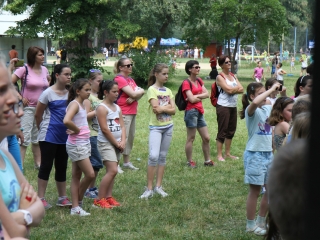 Dózsa iskolások a Szalki szigeten - fotó: Ónodi Zoltán