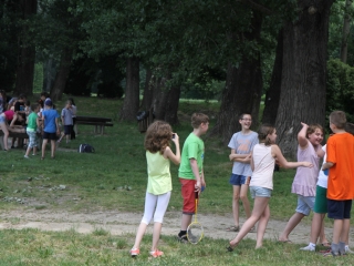 Dózsa iskolások a Szalki szigeten - fotó: Ónodi Zoltán