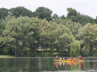 Dózsa iskolások a Szalki szigeten - fotó: Ónodi Zoltán
