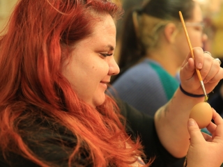 Húsvétváró kézműveskedés a múzeumban - fotó: 