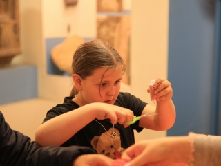 Húsvétváró kézműveskedés a múzeumban - fotó: 