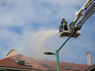 Lakástűz a Dózsa György úton - fotó: 