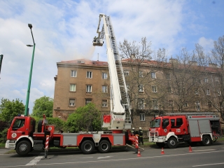 Lakástűz a Dózsa György úton - fotó: 