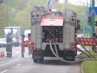 Lakástűz a Dózsa György úton - fotó: 