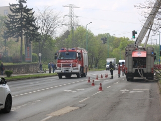 Lakástűz a Dózsa György úton - fotó: 