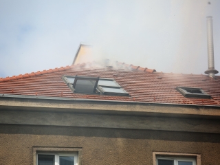 Lakástűz a Dózsa György úton - fotó: 