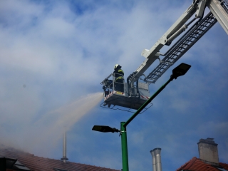 Lakástűz a Dózsa György úton - fotó: 