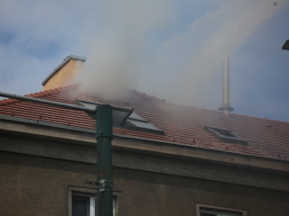 Lakástűz a Dózsa György úton - fotó: 