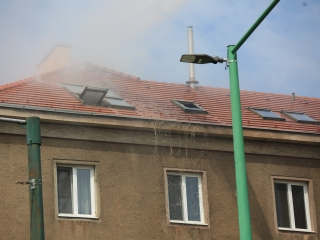 Lakástűz a Dózsa György úton - fotó: 