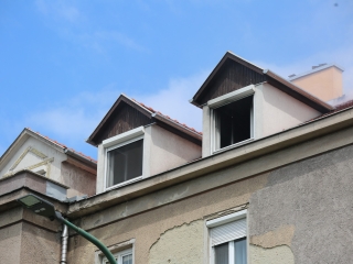 Lakástűz a Dózsa György úton - fotó: 