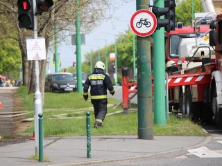 Lakástűz a Dózsa György úton - fotó: 