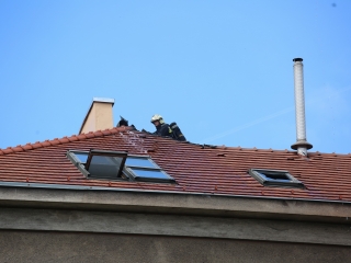 Lakástűz a Dózsa György úton - fotó: 