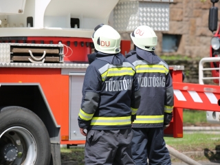 Lakástűz a Dózsa György úton - fotó: 