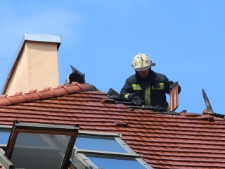 Lakástűz a Dózsa György úton - fotó: 