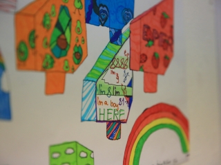 Diákok alkotópályázati tárlata a Szivacs Galériában - fotó: 