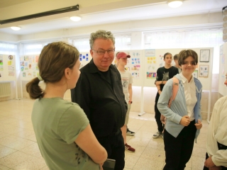 Diákok alkotópályázati tárlata a Szivacs Galériában - fotó: 