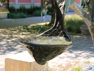 Szökőkútkörkép Dunaújvárosban - fotó: 