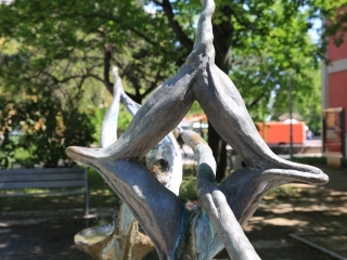 Szökőkútkörkép Dunaújvárosban - fotó: 