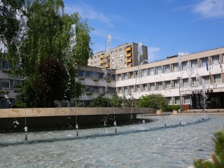 Szökőkútkörkép Dunaújvárosban - fotó: 